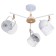 Biraso chandelier 3x60W E27 White-gold 58x58x40 cm Bayerlux