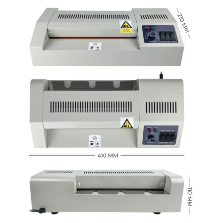 A4 laminator 60-250 μm, 4 shafts, speed 60 cm/min, Geleos "FGK 230"-2