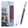 Gel pen Erichkrause "G-Glass Stick Manga" Black, needle node 0.5 mm, enlarged ink supply, mix