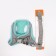 A set with a soft harness, fast-open, s, leash 150 x 1.5 cm, Osh 33-36 cm, OG 35-40 cm, turquoise
