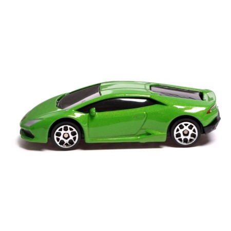 Metal machine Lamborghini Huracan LP610-4, 1:64, green color-1