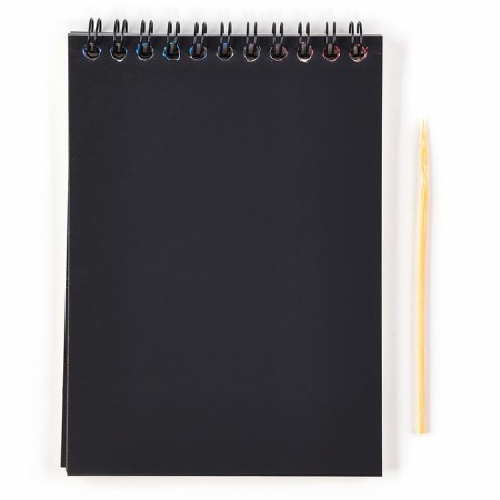 Blocknote engraving on the New Year "Joyful Snake", 10 sheets, sheet of stickers, A6, New Year's set for creativity-3