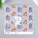Scrapbooking paper bilateral "cats" density 180 g 15.5x17 cm