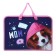 Folder with A4 handles, 340 x 245 x 35 mm, plastic, zipper around, Hatber "Cute puppy"