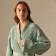 Welfare Women's bathrobe SL Home: BOHO "Azzura", size M, 100% cotton, 280 g/m2