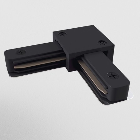 The Connector L-shaped for the Technical tra001CL-11B, 7x7x1.7 cm, black color is black-2