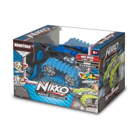 A machine on the radio control Nikko Nano Trax Blaze Blue-4