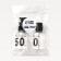 Storage set, 2 items, transparent/black color