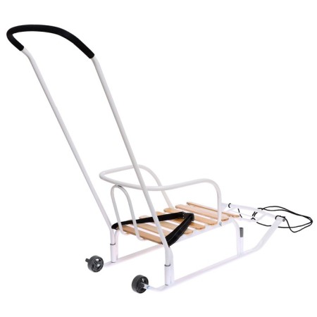 Sled "Timka 5 comfort", white color-4