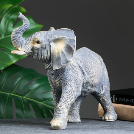 Figure "Elephant" Gray, 28x29x15cm-3