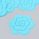 The workpiece of Foamiran "Flower Curly" 10x9.5 cm set 5 pcs. Directly blue