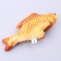 A toy for cats with mint "carp" from textiles, 20 cm
