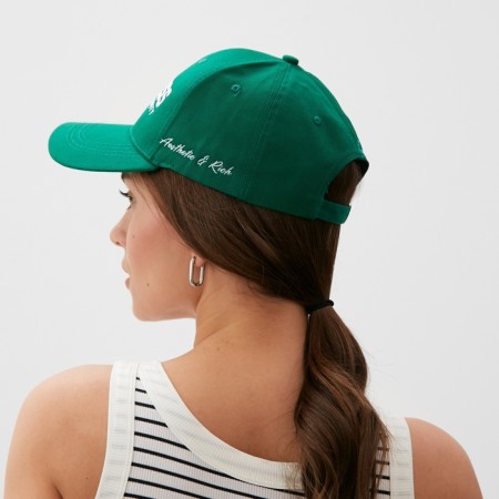 Women's cap with embroidery Mist Wellness, Green, p. 56-58-1