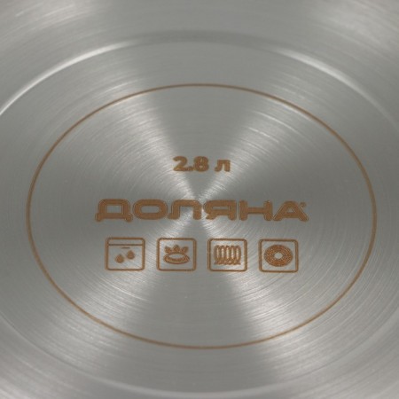 Stainless steel pan "GREAT", 2.8 liters, induction-5