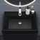 Sink uperwood Classic Quartz 60 cm, quartz, black matte, coal