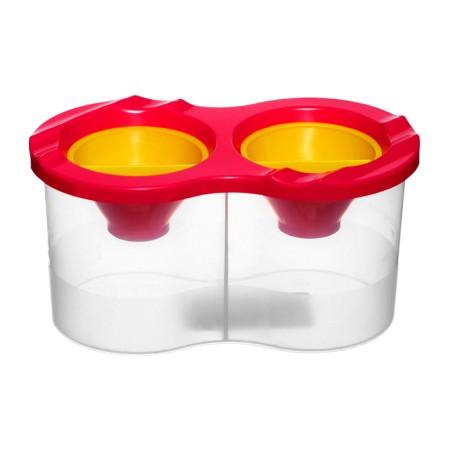 A non-duplicate glass with a lid of 300 ml, calligrata, mix-6