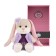 Soft toy "Bunny in a fashionable fur vest", 20 cm
