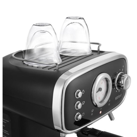 Coffee machine KitFort KT-736, Rozhkova, 1100 W, 1.2 l, black-2
