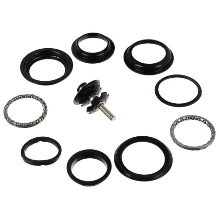 The steering column Graffiti 1-1/8 ", steel, base, bulk bearing, semi-integrated