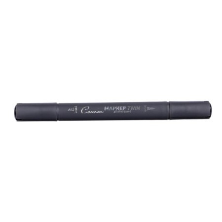 Artistic marker, ZHK "Snot" Twin Brush, bilateral: brush/mowed, alcohol base, black 211-S-4