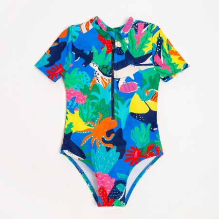 Swimsuit Asseting Children's Minaku with a zipper, height 116-122-8