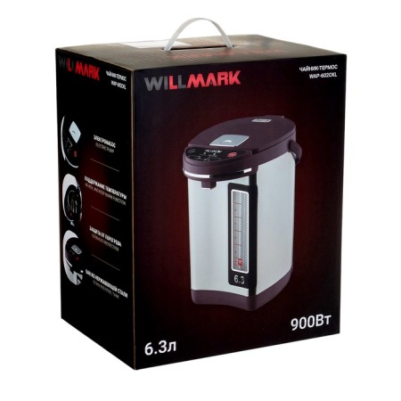Thermopotes Willmark WAP-602CKL, 6.3 l, 900 watts, cherry-5