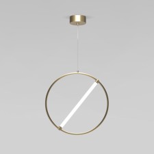 Suspendor of the suspension Eurosvet Element 90281/1, LED, 6 W, 3300/4200/6500K, 294LM, 370x370x1000 mm, remote control, color of bronze