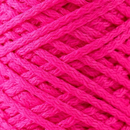 Polyester cord without core 5 mm 100m/210g (+/- 5%) neon-pink-1001-2