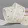 The tape is decorative, with glitter, 38 mm, 9 ± 0.5 m, beige/gold color