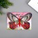 Magnet Plastic "Butterflies Double Wings" Harography and sparkle mix 10.5x15 cm