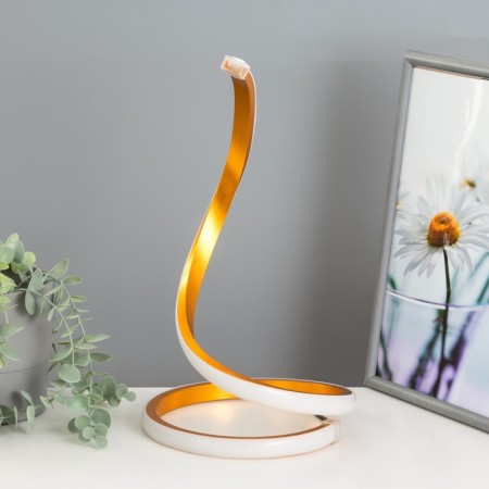 Bulbed lamp 16607/1GD LED 6W gold 19.5x19.5x35 cm Risalux