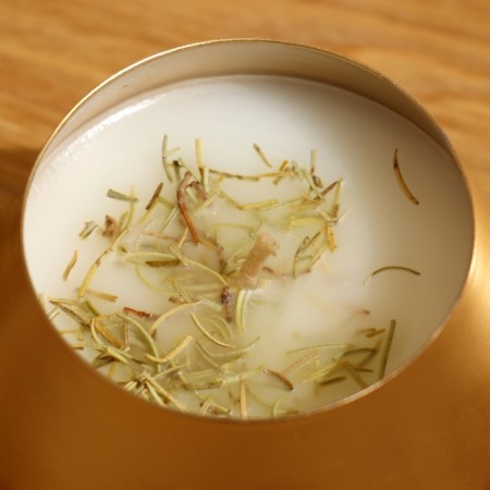 Aromatic candle in a jar of 300 g, Rosemary-2