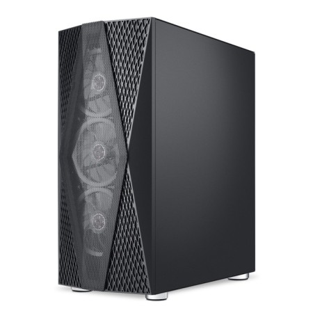 The GMNG OGC-G200 case is black without BP E-Atx 2x120mm 2xusb2.0 1xusb3.0 Audio Bott PSU-4