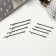 Invisibility for hair "Taylor" (set of 36 pcs) ribbed, 4.5 and 5.3 cm, black