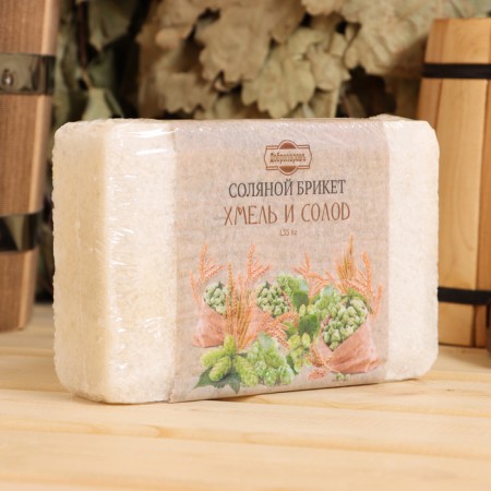 Hat and Solod salt bricket effect of burnt bread 1.35 kg "Dobroparov"-1