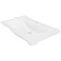 Paola Roma sink, half -vested, 75 cm, rectangular