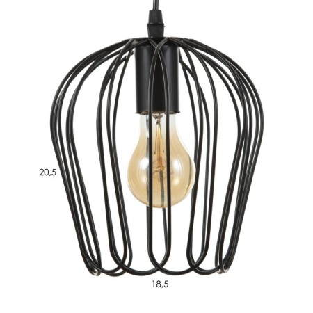 Lamp Bayerlux "Flower" 1x40W E27 black 20x20x120 cm.-5
