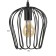 Lamp Bayerlux "Flower" 1x40W E27 black 20x20x120 cm.
