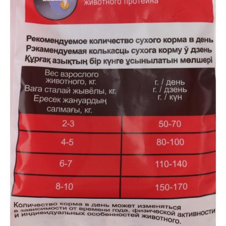 Dry food "Puffins" d/cats, hot meat, 400 grams-3