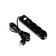 Extension cord 3 sockets, 3m, 1300 W, 3x0.75 mm2, 2 USB-A+USB-C, 2.1A, with salary, with off.