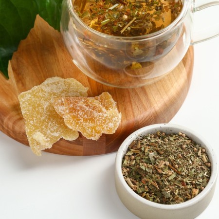 Set “The benefits of nature”: balm 100 ml., Ginger centers 30 g, herbal tea 20 g. 20 g.-1