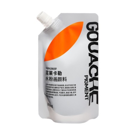 GUASH artistic 300 ml, in Doy-pack with a lid, orange