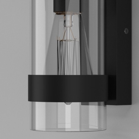 Sadovo-park lamp Elektrostandard, Falcon, 131x100x240 mm, E27, Black Color-3
