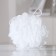 Body washcloth "ball", 50 g, white color