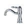 Bronze de Luxe Tiffany 1901cr shell mixer, one -leaf, pour 140 mm, chrome