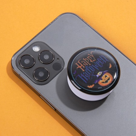 Holder for the phone, the Halloween “Happy Halloween”, D = 4.2 cm.-5