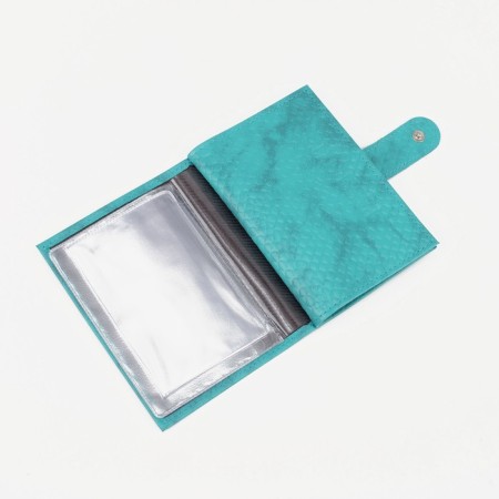 Cover for auto documents on the button, the color is turquoise-4