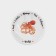 Set of porcelain plates Sealife, 6 objects, Mix drawing