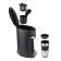 Coffee machine KitFort KT-796, drop, 800 watts, 0.42 l, black-silver