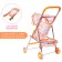 Summer stroller for dolls "Fox", metal frame